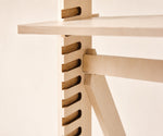 Sitware Standing Desk — Adjustable Two-Tier Wooden Riser view 3